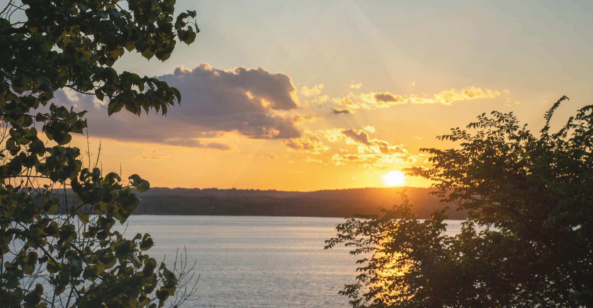 Wisconsin lakes aerial view